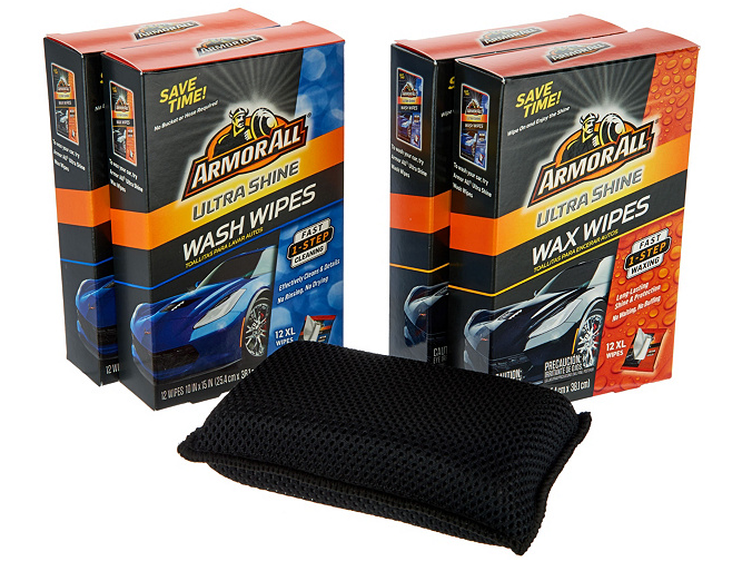 Bosses everywhere can keep their ride shiny with wash and wax wipes